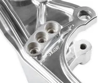 Low-Mount LS Accessory Drive Bracket - Driver's Side P/S & Alt Bracket Polished image 4