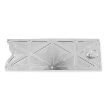 LS Valley Cover with Oil Fill - Natural Billet image 2