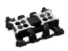 LS Carbureted Manifold 2x4 Dual Plane LS3/L92 - Black image 1
