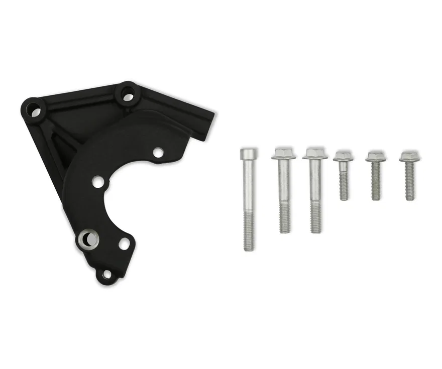 Mid LSA/LS Accessory Drive Bracket Kit - Power Steering - Black