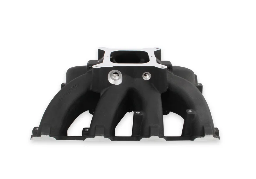 Single Plane Split-Design Race Intake Manifold- GM LS3/L92- Black-4150