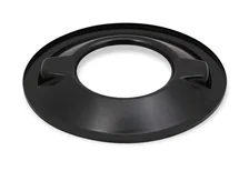 4500 Drop Base Air Cleaner Black w/6" Red Washable Gauze Filter image 3