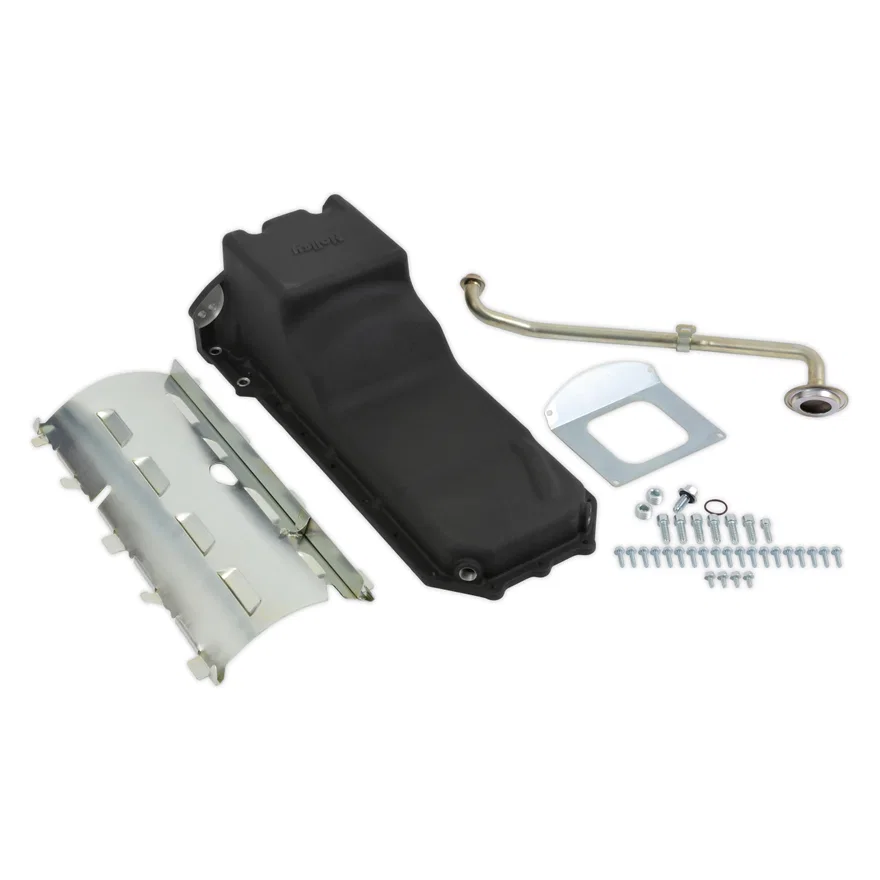 Gen III Hemi Swap Oil Pan - Rear-Sump - Black - VVT