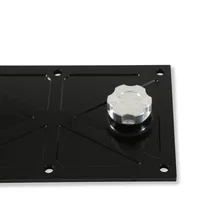 LS Valley Cover with Oil Fill - Black Billet image 3
