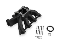Single Plane Split-Design Race Intake Manifold- GM LS1/LS2/LS6- Black image 2