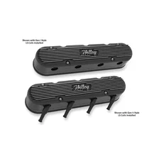 2-Piece Vintage Series Valve Cover - Gen III/IV LS - Satin Black Machined image 2