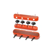 2-Piece Finned Valve Cover - Gen III/IV LS - Factory Orange Machined image 3