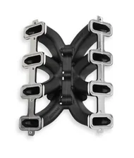 Single Plane Split-Design Race Intake Manifold- GM LS1/LS2/LS6- Black image 6