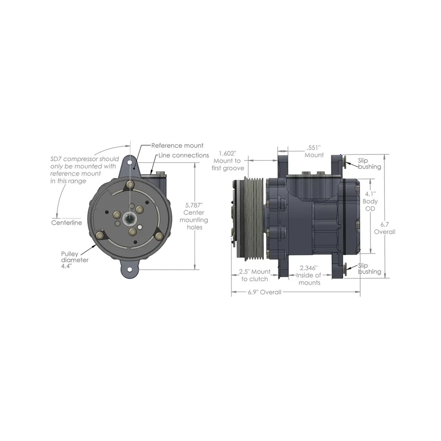 SD7 A/C Compressor