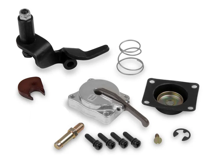 50cc Accelerator Pump Conversion Kit - Aluminum, Black Hardware
