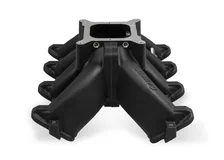 Single Plane Split-Design Race Intake Manifold- GM LS1/LS2/LS6- Black image 5