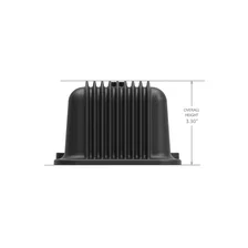 GM Licensed Vintage Series SBC Valve Covers Satin Black Machined Finish image 2