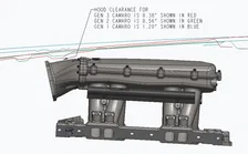 Hi-Ram Front-Feed EFI Intake Manifold Kit - Small Block Chevy image 4
