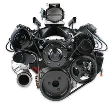 Premium Black Mid-Mount LS7 Complete Accessory System - Dry Sump image 1