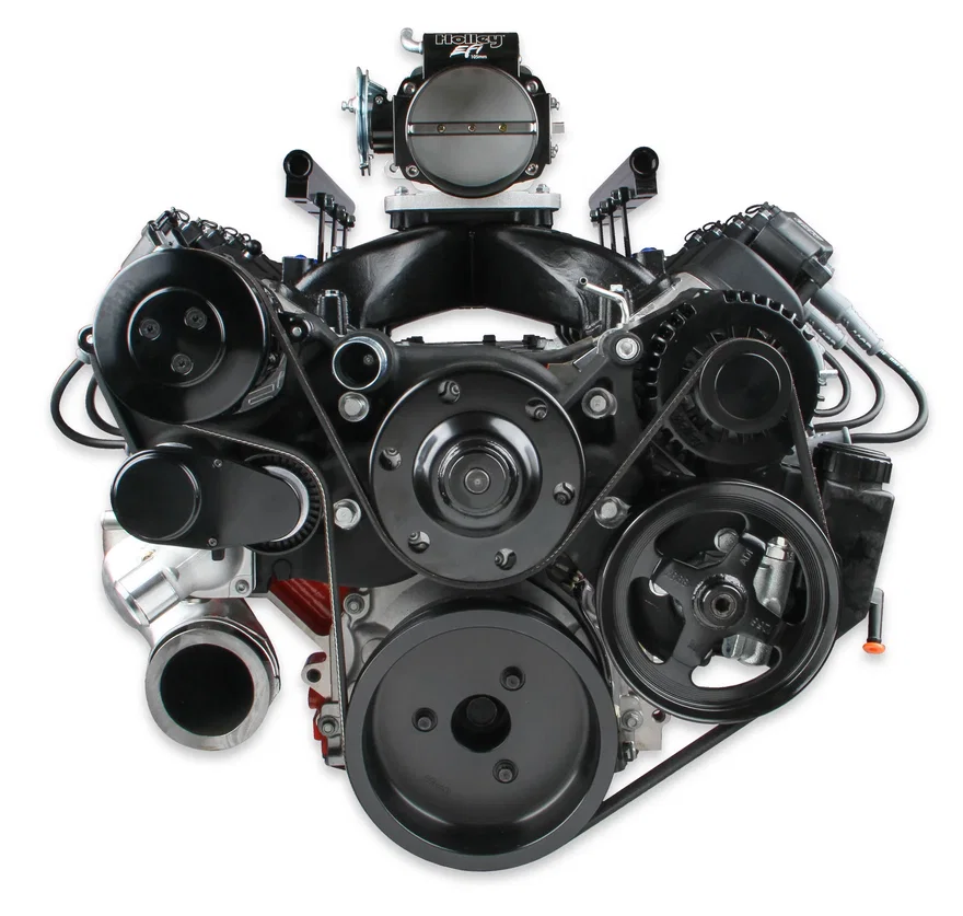 Premium Black Mid-Mount LS7 Complete Accessory System - Dry Sump