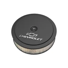 GM Muscle Series Air Cleaner - Satin Black Machined image 1
