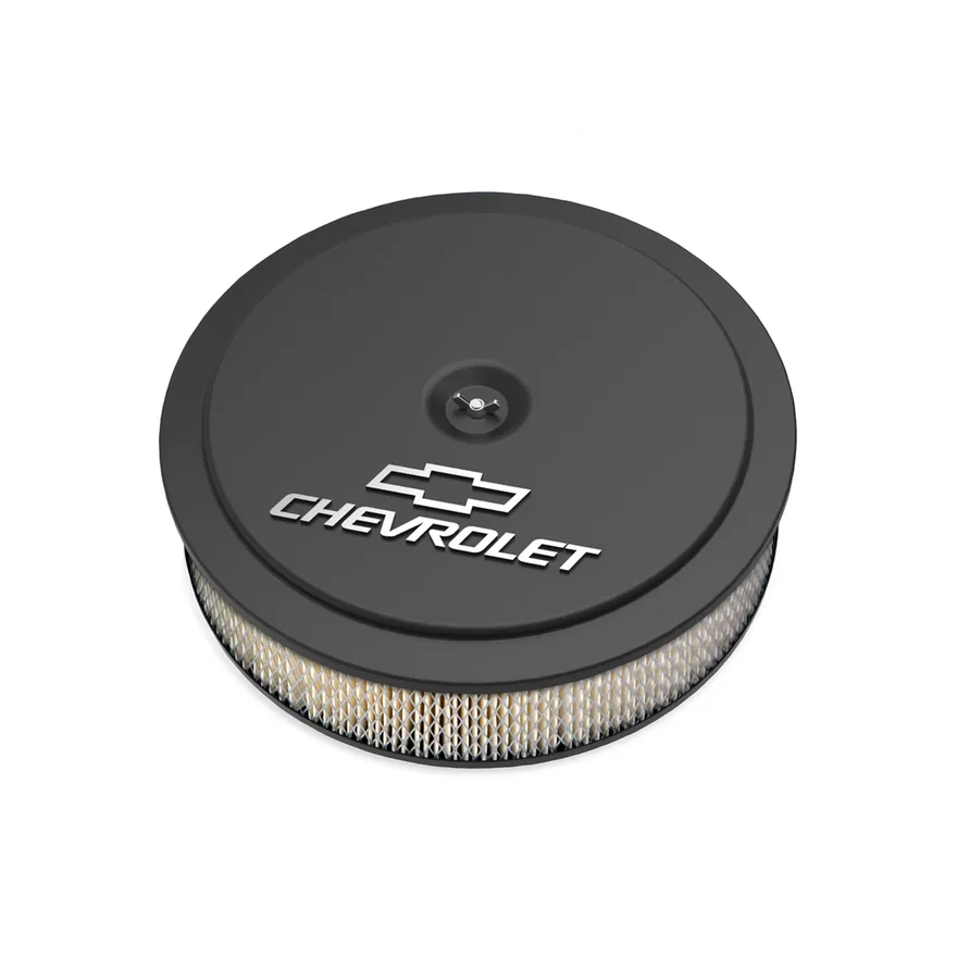 GM Muscle Series Air Cleaner - Satin Black Machined