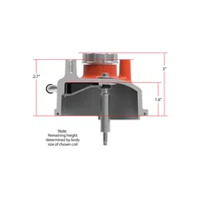 Tall LS Valve Covers - Factory Orange image 2