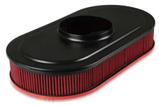 Vintage Series Oval Air Cleaner - Gloss Red Machined image 6