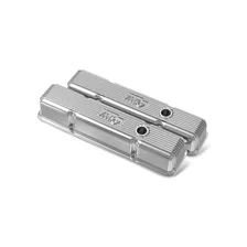 Valve Covers - Vintage Series - Finned - SBC - Polished image 1