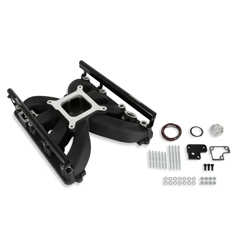 Single plane intake manifold for Gen III Hemi, EFI Black