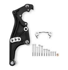 Low-Mount LS Accessory Drive Bracket - Driver's Side P/S & Alt Bracket Black image 2