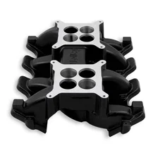 LS Carbureted Manifold - 2x4 Dual Plane - Black GM LS1/LS2/LS6 image 3