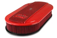 Vintage Series Oval Air Cleaner - Gloss Red Machined image 5