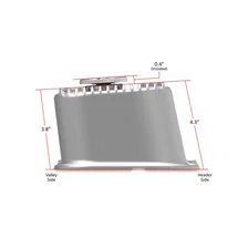 Tall M/T Valve Covers for Big Block Chevy Engines - Natural Cast Finish image 3