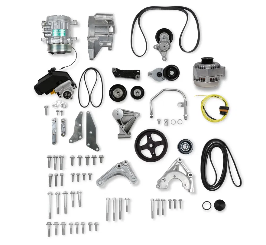 Low Mount LSA Accessory Drive Bracket Kit - Complete - Natural