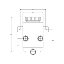 Power Steering Remote Reservoir - Polished Aluminum image 7