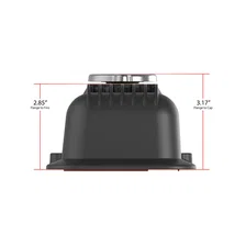 Valve Covers - Muscle Series - Finned - SBC - Satin Black Machined image 3