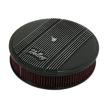 Finned Vintage Style Air Cleaner - 14" Diameter x 3" Tall - Round image 3