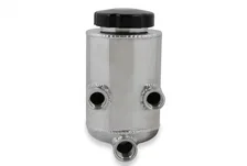 Power Steering Remote Reservoir - Polished Aluminum image 1