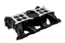 LS Carbureted Manifold - 2x4 Dual Plane - Black GM LS1/LS2/LS6 image 1
