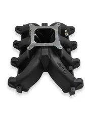 Single Plane Split-Design Race Intake Manifold- GM LS1/LS2/LS6- Black image 4