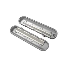 Vintage Series Finned LS Valve Covers, Standard Height - Polished image 5