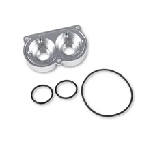Dual 10 ORB Inlet Conversion Kit for Holley VR2 Brushless Fuel Pump image 2