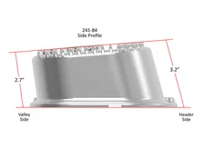 M/T Valve Covers - Vintage Style - Finned - BBC - Polished image 7