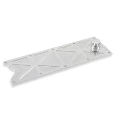 LS Valley Cover with Oil Fill - Natural Billet image 1