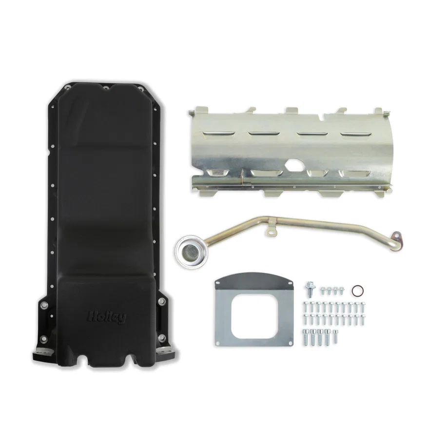 Gen III Hemi Swap Oil Pan - Black