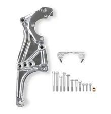 Low-Mount LS Accessory Drive Bracket - Driver's Side P/S & Alt Bracket Polished image 2