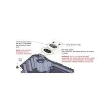 Oil Cooler Port Block-Off Plate - Ford 7.3L Godzilla image 2