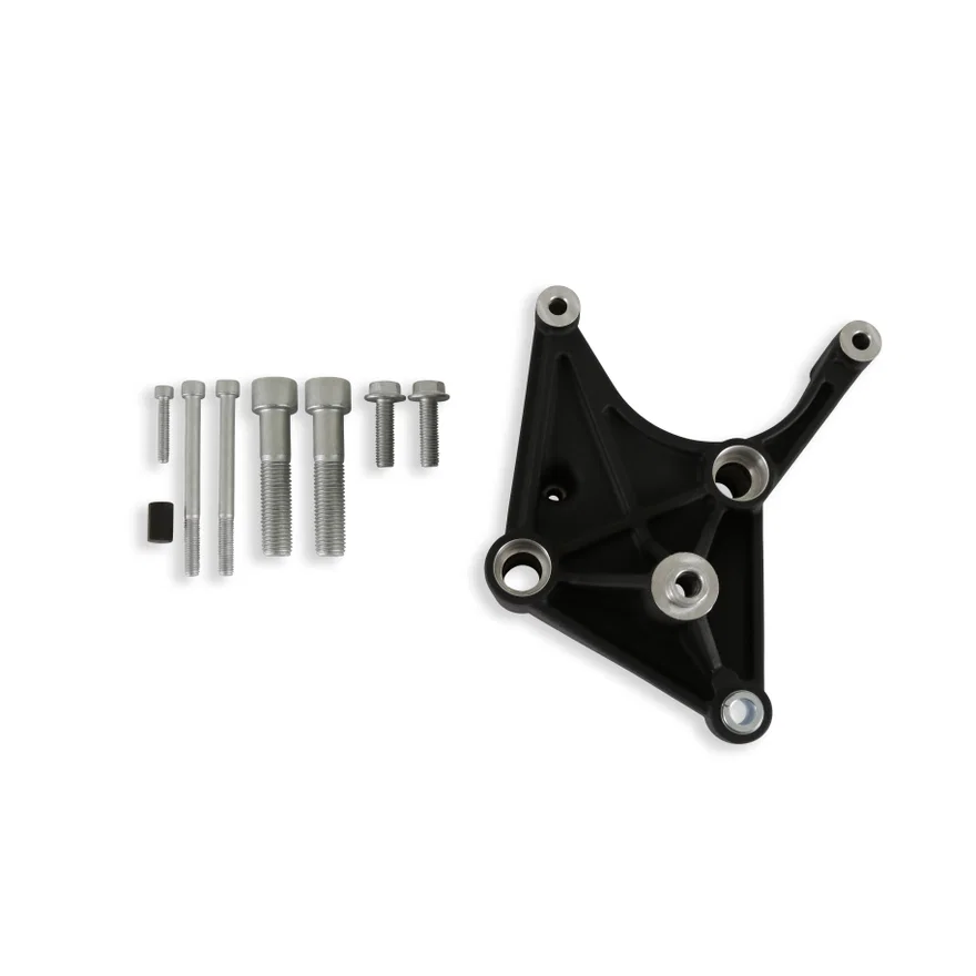 A/C Bracket with Hardware - Black
