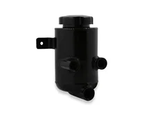 Power Steering Remote Reservoir - Black Aluminum with Bracket image 3