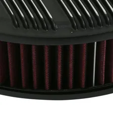 Finned Vintage Style Air Cleaner - 14" Diameter x 3" Tall - Round image 5