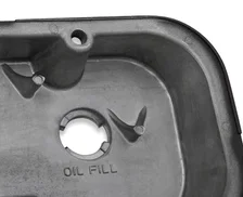 M/T Valve Covers - Vintage Style - Finned - BBC - Satin Black image 6