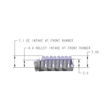 Low-Profile Intake Manifold - Godzilla - Natural Finish image 4