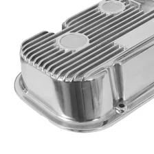 M/T Valve Covers - Vintage Style - Finned - BBC - Polished image 6