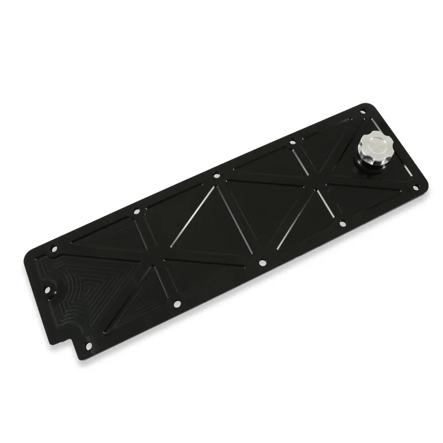 LS Valley Cover with Oil Fill - Black Billet